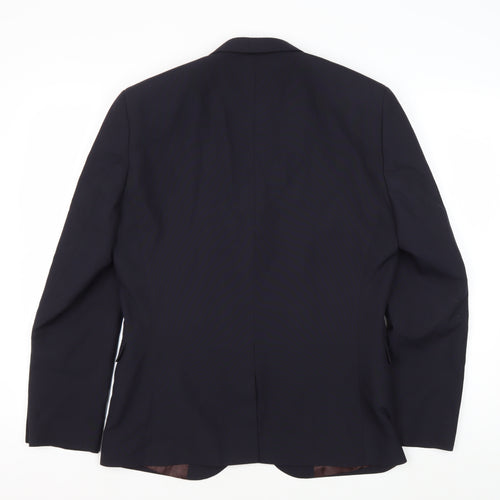 Next Men's Blue Slim Fit Blazer, 38S Formal