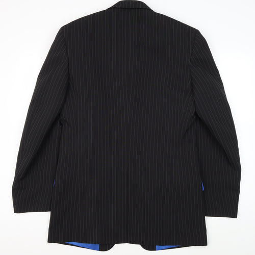 Signet London Men's Blue Striped Blazer Jacket 36 Long