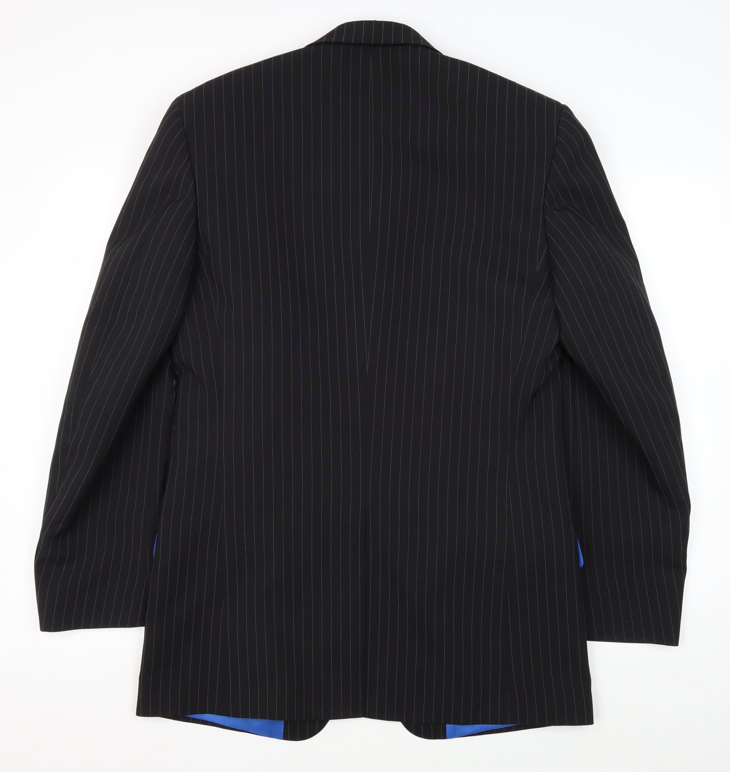 Signet London Men's Blue Striped Blazer Jacket 36 Long