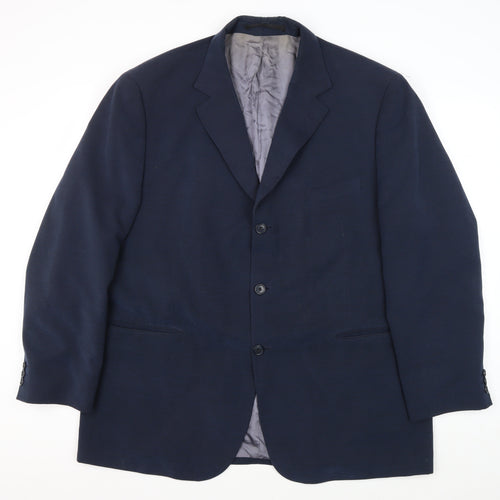Marks & Spencer Men's Blue Blazer, 46R, Notch Lapel