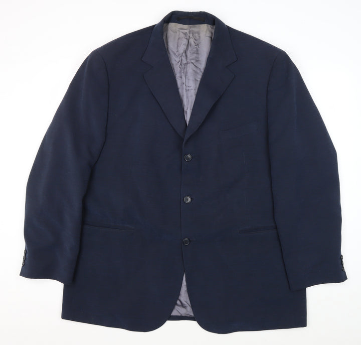 Marks & Spencer Men's Blue Blazer, 46R, Notch Lapel
