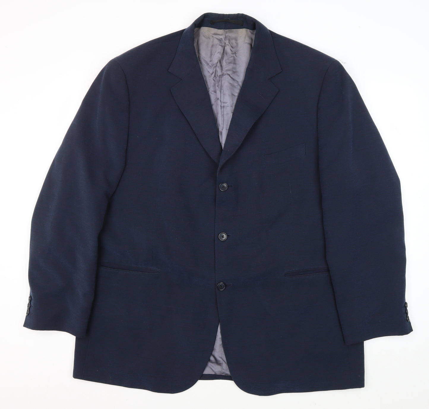 Marks & Spencer Men's Blue Blazer, 46R, Notch Lapel
