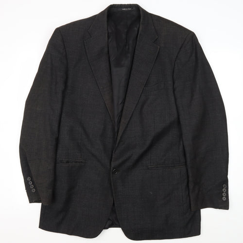 Marks and Spencer Men's Black Blazer, Size 42R
