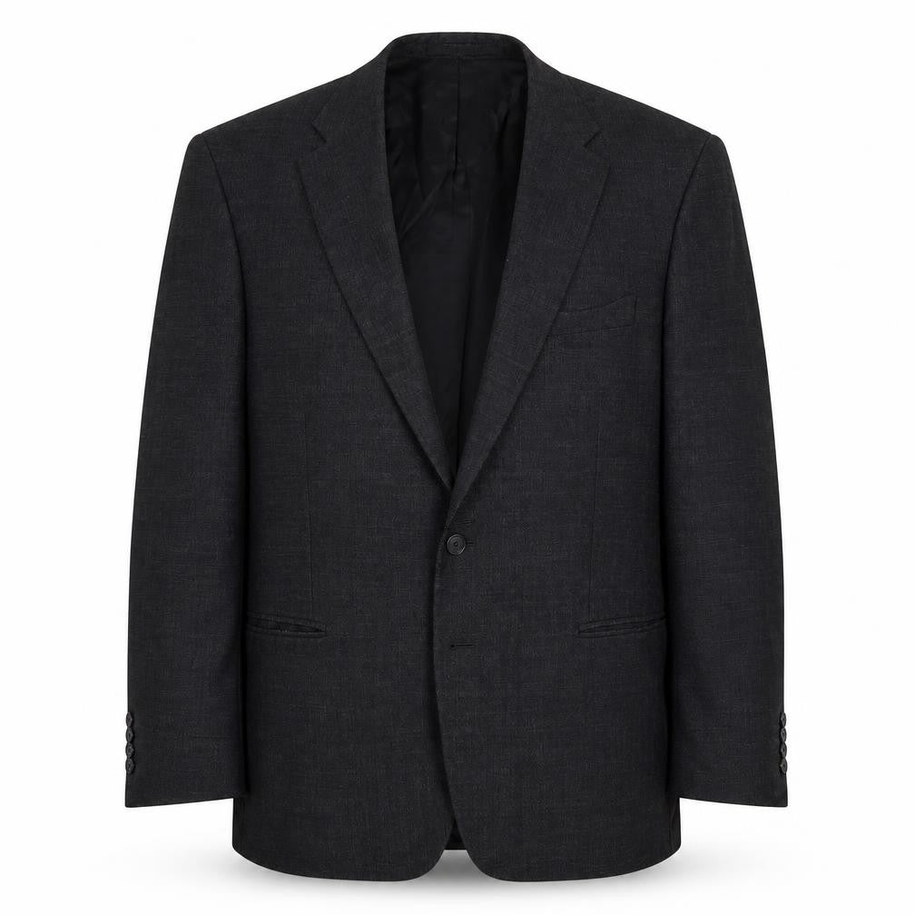 Front view of Marks & Spencer Men's Black Blazer, size 42R