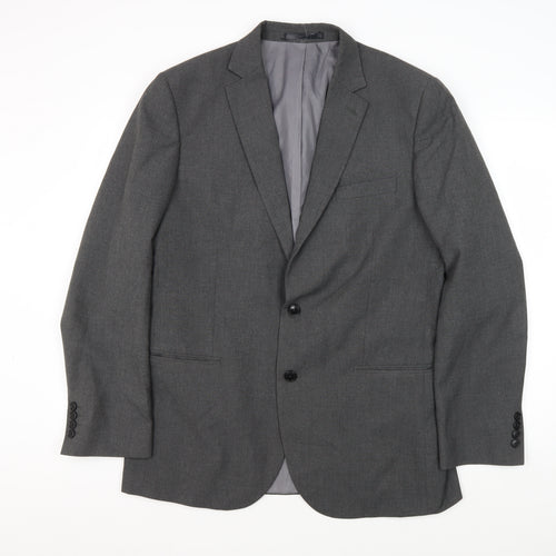 Marks and Spencer Grey Suit Jacket Men's 42 Long Formal