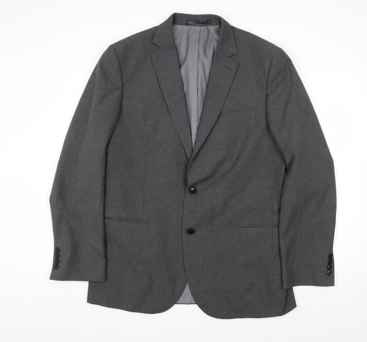 Marks and Spencer Grey Suit Jacket Men's 42 Long Formal