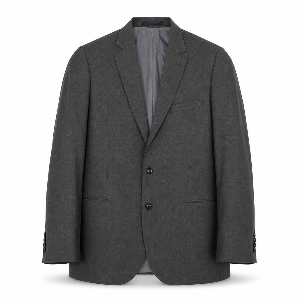 Front view of Marks & Spencer Grey Suit Jacket Men's 42 Long Formal