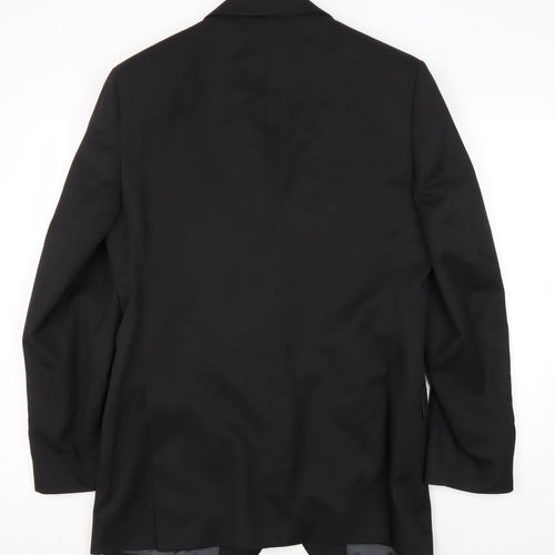 Marks and Spencer Men's Black Suit Jacket 40 Long Formal