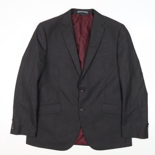 Marks and Spencer Men's Grey Blazer, 42R, Formal Jacket