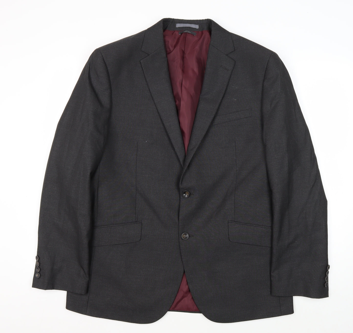 Marks and Spencer Men's Grey Blazer, 42R, Formal Jacket