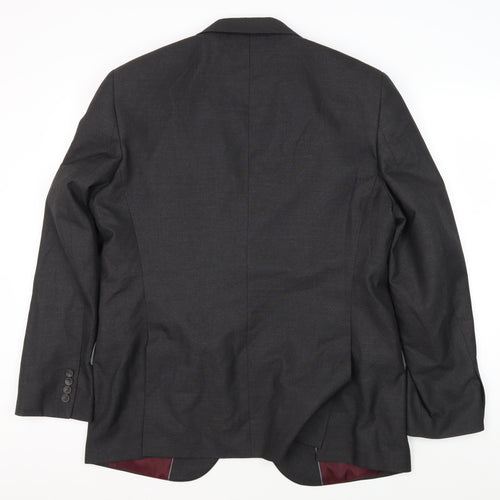 Marks and Spencer Men's Grey Blazer, 42R, Formal Jacket