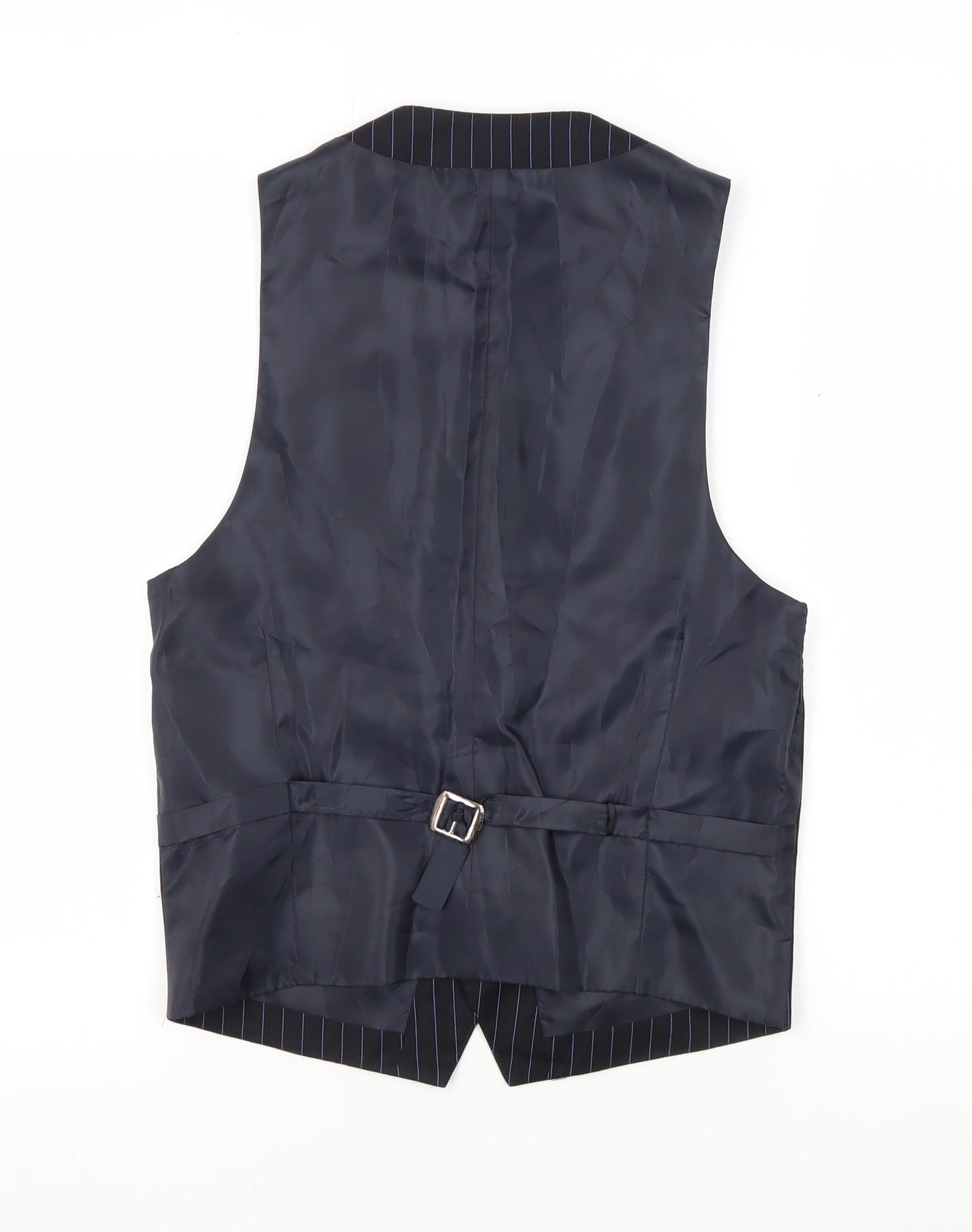 Burton Men's Blue Striped Waistcoat 38R