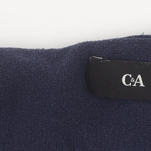 C&A Men's Blue Long Sleeve Button-Up Shirt M