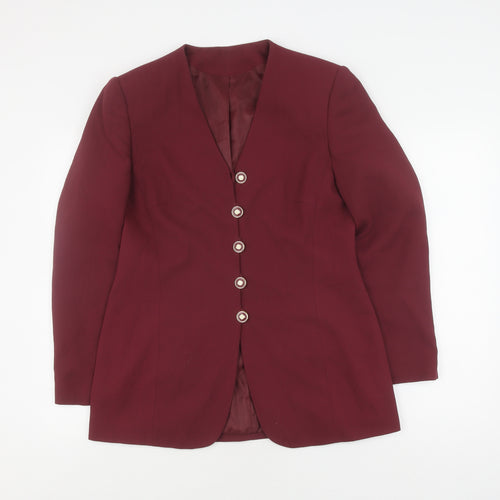 Debenhams Women's Purple Long Sleeve Five-Button Jacket