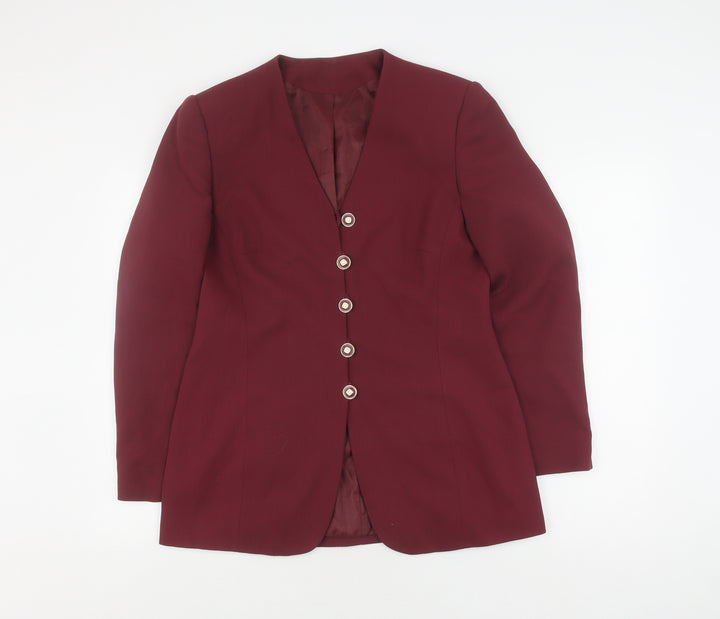 Debenhams Women's Purple Long Sleeve Five-Button Jacket