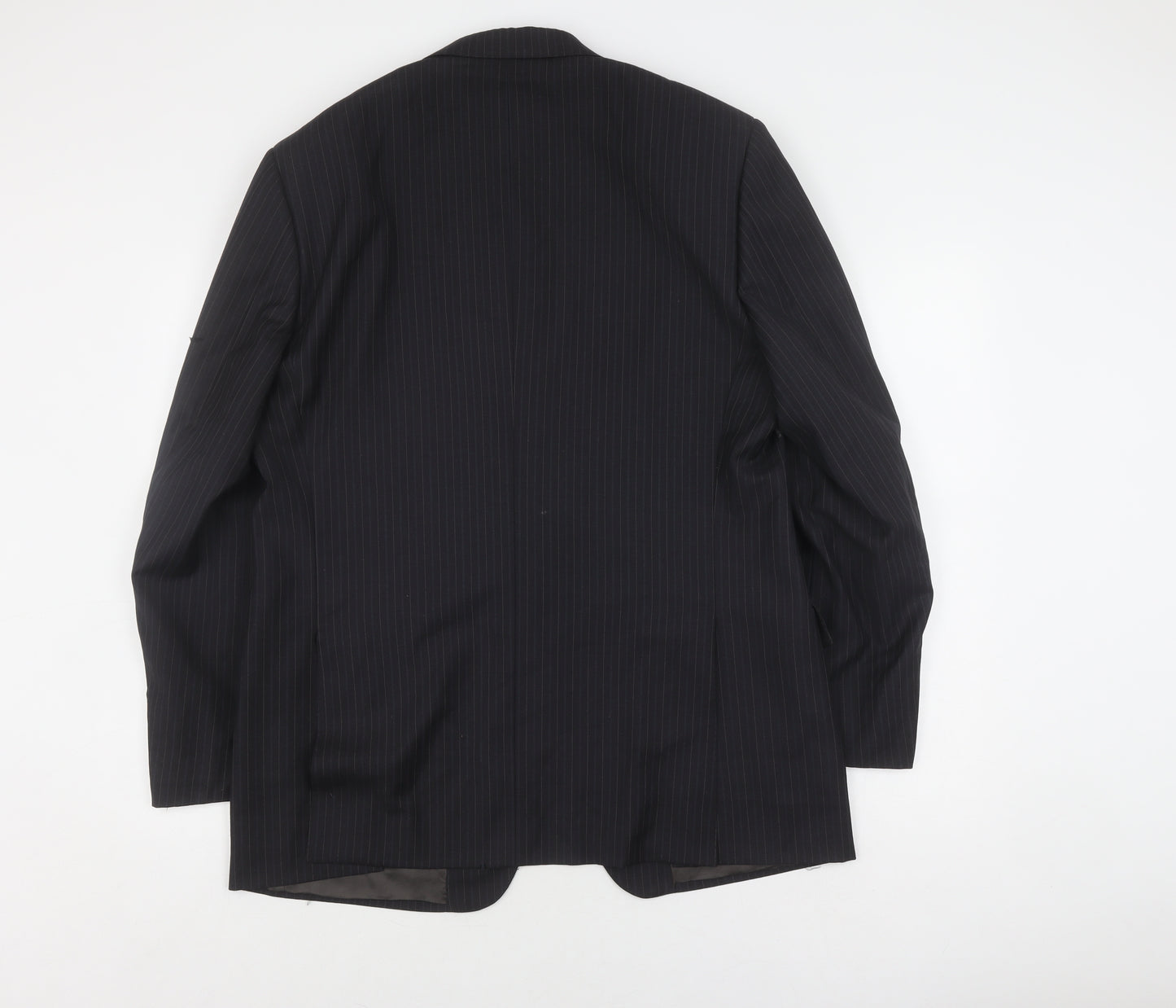 Marks & Spencer Men's Charcoal Stripe Wool Blazer 42R
