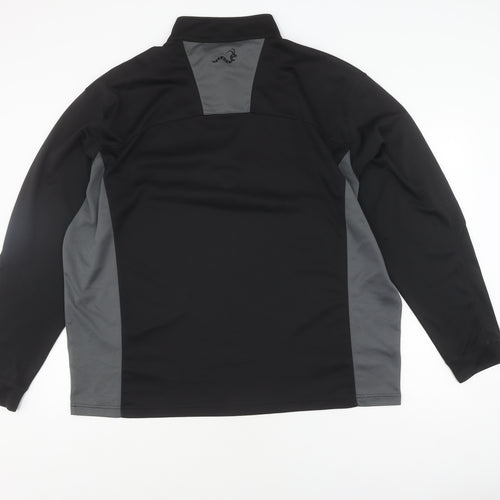 Woodworm Men's Black 2XL Track Jacket, Breathable