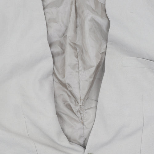 boohooMAN Beige Blazer, Men's Size 42, Two-Button