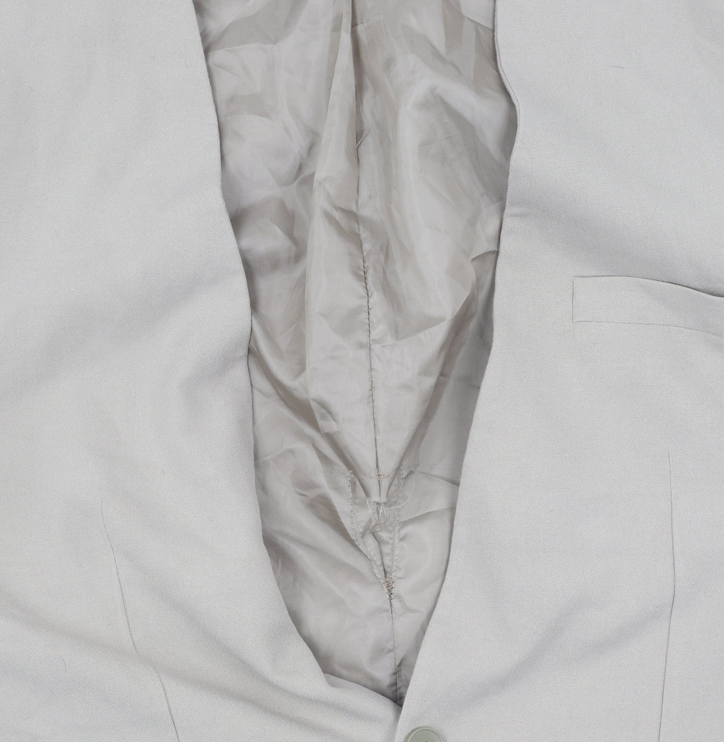 boohooMAN Beige Blazer, Men's Size 42, Two-Button