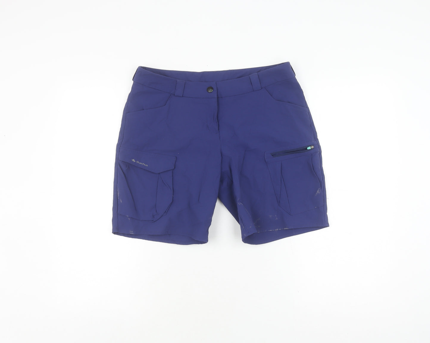 Quechua Blue Hiking Shorts Unisex Size 12 with Pockets