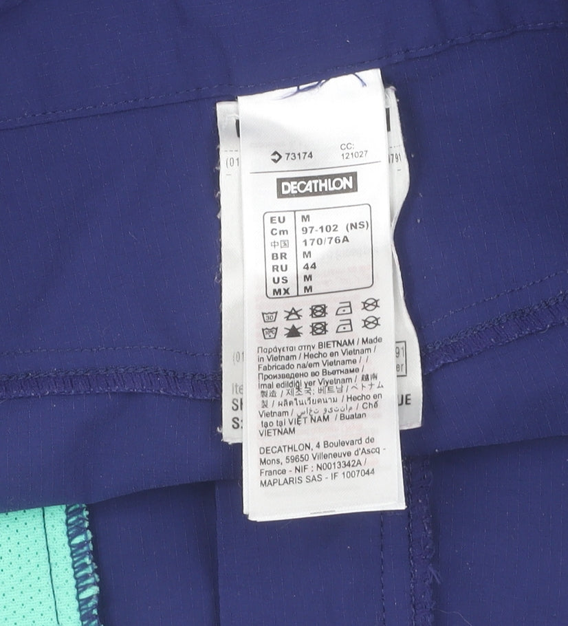 Quechua Blue Hiking Shorts Unisex Size 12 with Pockets