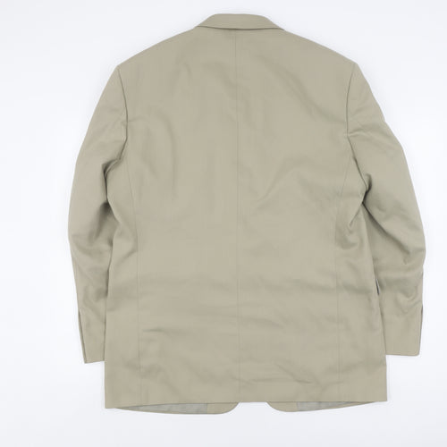 Marks and Spencer Men's Beige Blazer 42R Single-Breasted