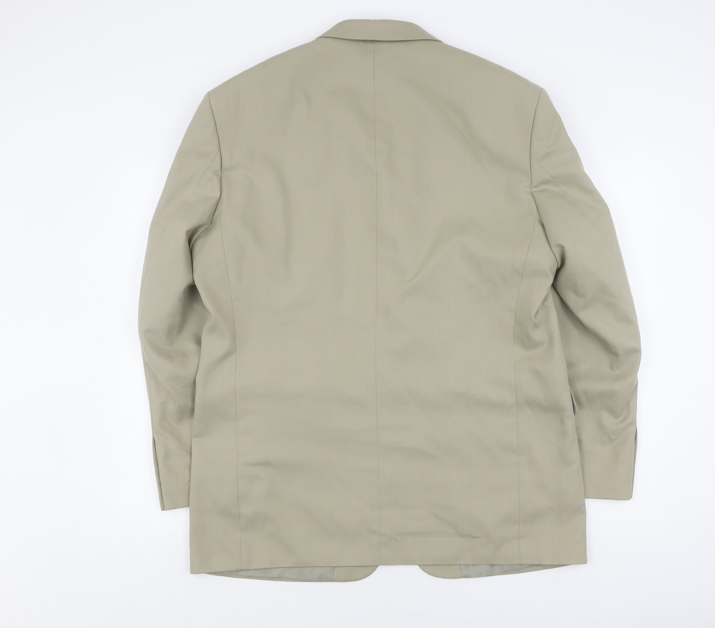 Marks and Spencer Men's Beige Blazer 42R Single-Breasted