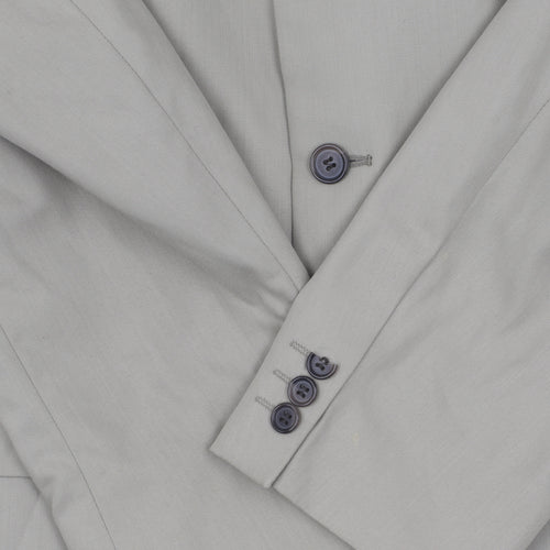 Marks and Spencer Men's Beige Blazer 42R Single-Breasted