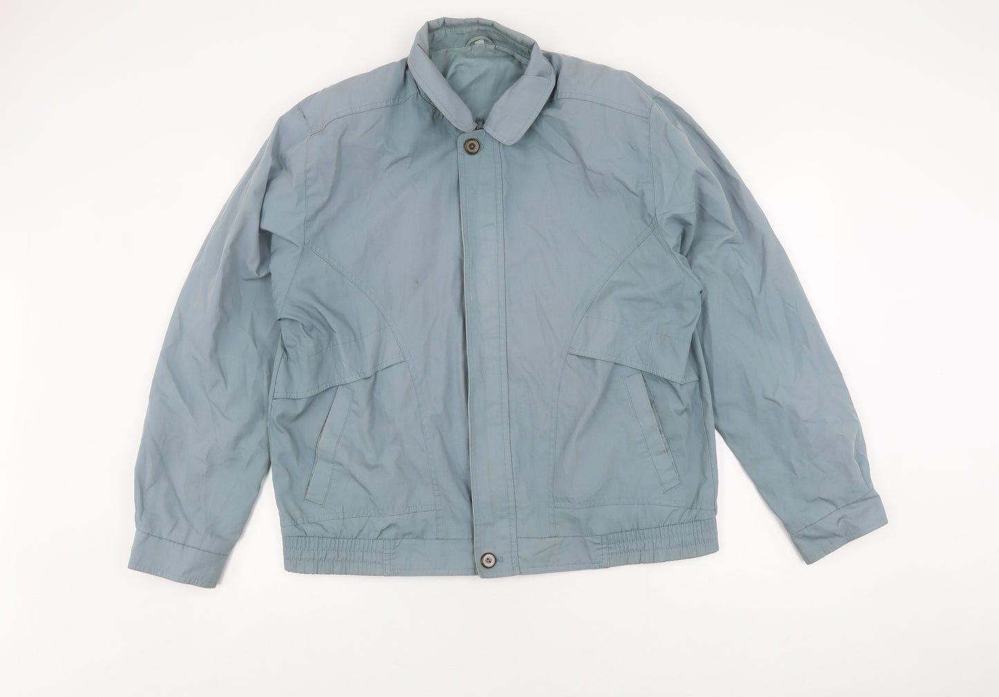 Greenwoods Men's Blue Jacket XL Button Front