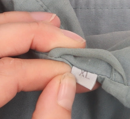 Greenwoods Men's Blue Jacket XL Button Front