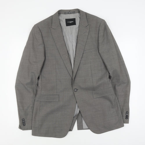 Peter Werth Men’s Grey Long Blazer Jacket Size 40L