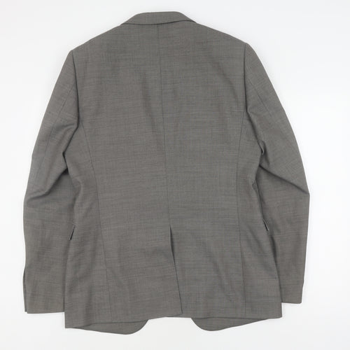 Peter Werth Men’s Grey Long Blazer Jacket Size 40L