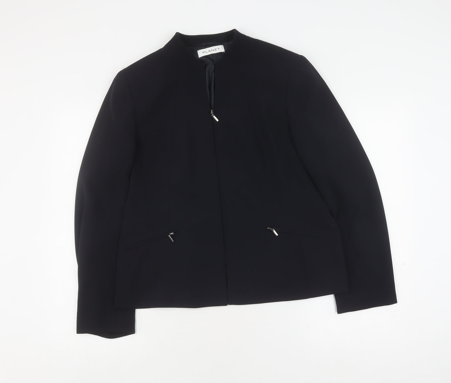 Planet Women's Black Suit Jacket, Size 16, Elegant