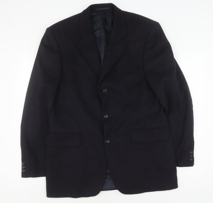 SCOTT INTERNATIONAL Men's Blue Blazer - Size 42 Regular