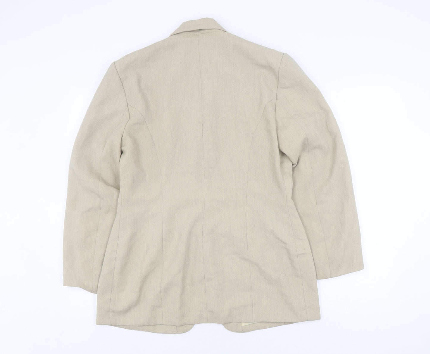Dorothy Perkins Women's Beige Blazer Size 14
