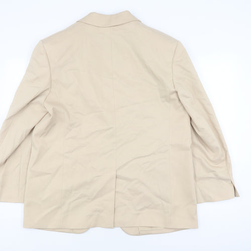 Marks & Spencer Women's Beige Blazer Size 16