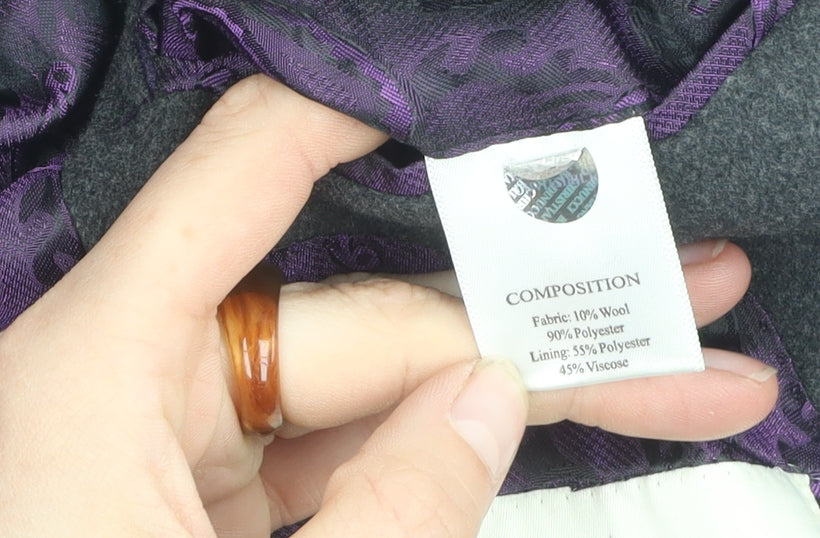 Christiano Baldinucci Men's Black Blazer, S, Formal