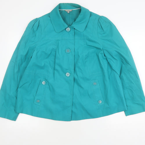 Marks and Spencer Women's Green Jacket Size 16
