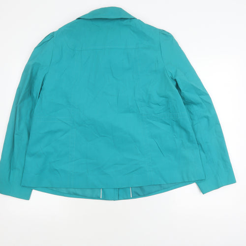 Marks and Spencer Women's Green Jacket Size 16