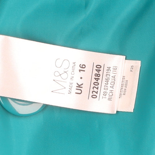 Marks and Spencer Women's Green Jacket Size 16