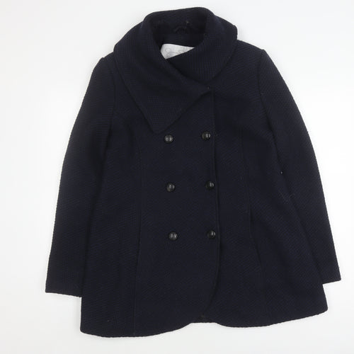 Jessica Simpson Women's Blue Pea Coat Size L