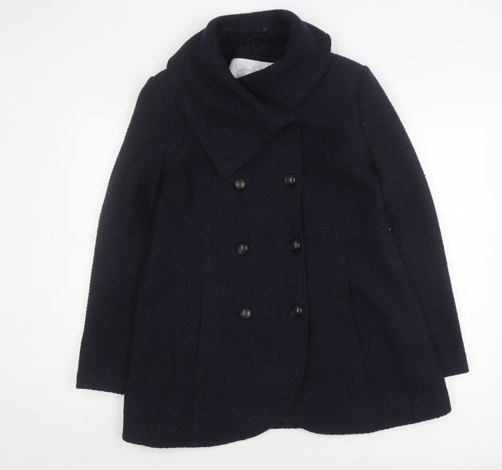 Jessica Simpson Women's Blue Pea Coat Size L
