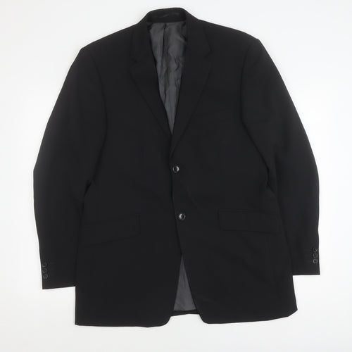Stvdio Jeff Banks Men's Black Blazer 40R Regular Fit