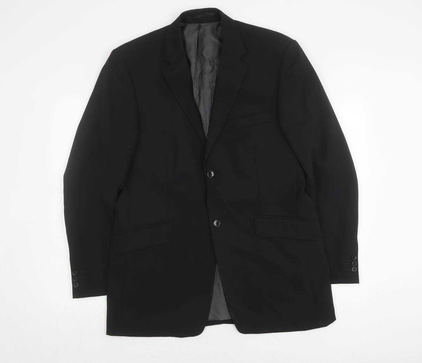 Stvdio Jeff Banks Men's Black Blazer 40R Regular Fit