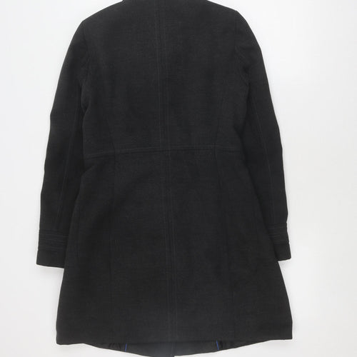 Zara Men's Grey Pea Coat Medium Double-Breasted Winter