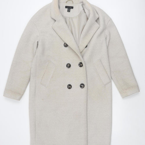New Look Beige Women's Pea Coat Size 10