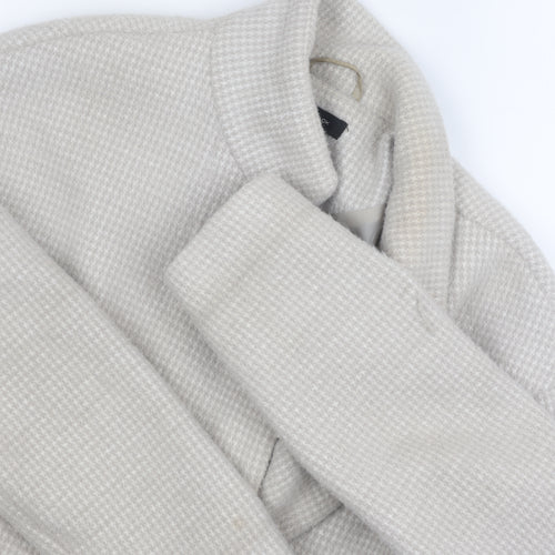 New Look Beige Women's Pea Coat Size 10
