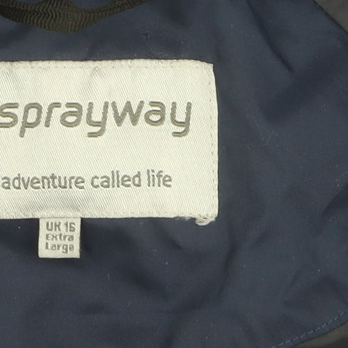 Sprayway Women's Purple Hooded Jacket Size 16