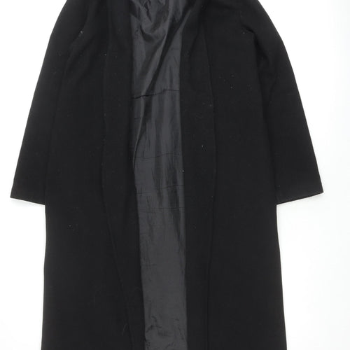 Boohoo Women's Black Coat Size 8