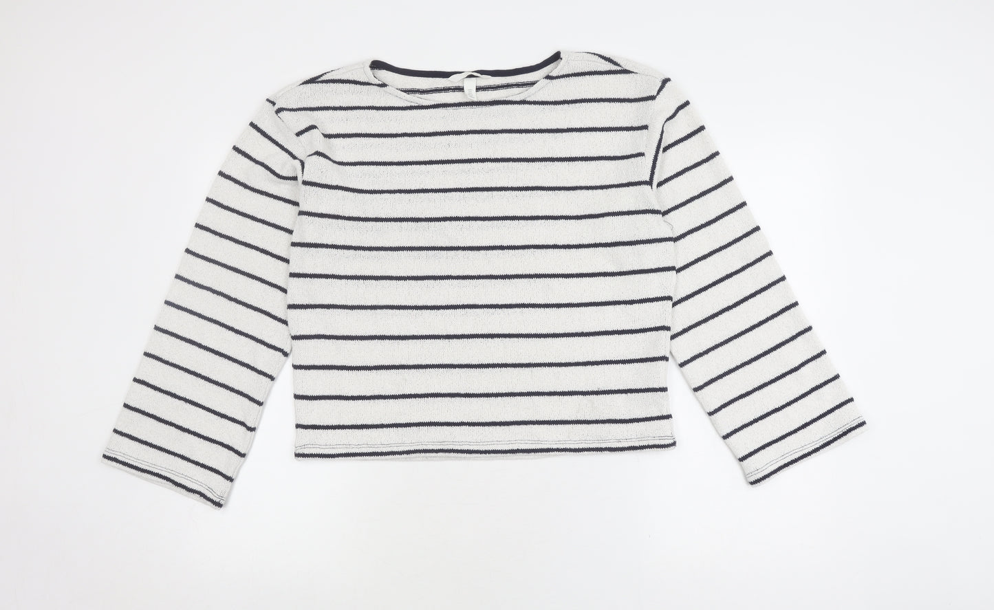 H&M Women's Multicoloured Striped Jumper Sz 12